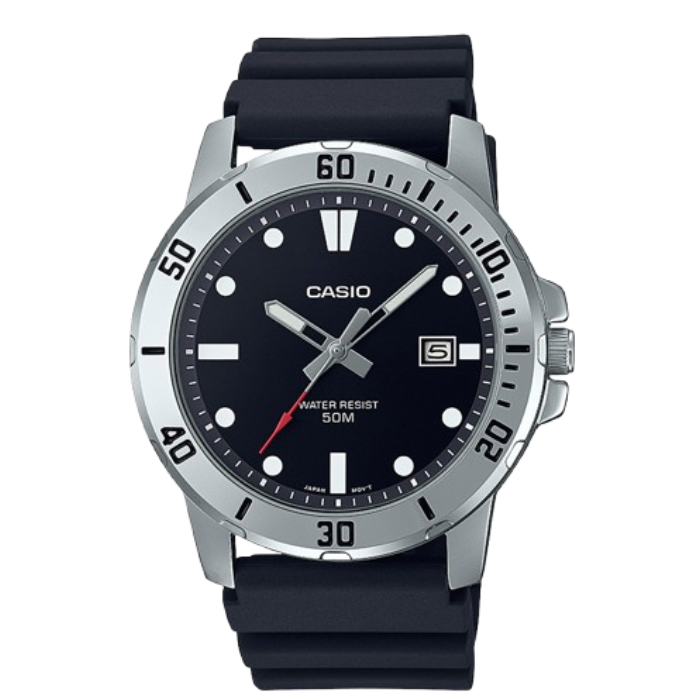 Casio - MTP-VD01-1EVUDF - Rubber Strap Wrist Watch for Men image 0