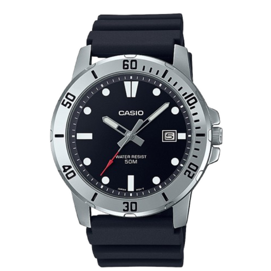 Casio - MTP-VD01-1EVUDF - Rubber Strap Wrist Watch for Men image 0