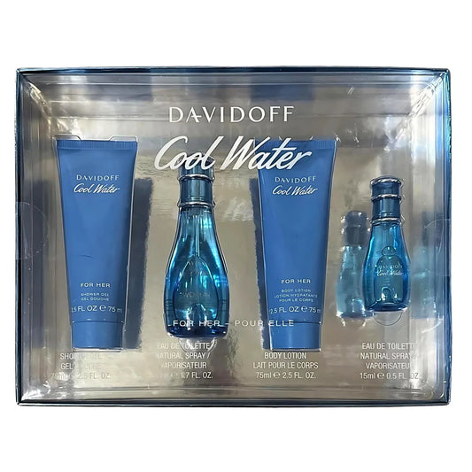(Gift Set) Cool Water Women 4Pcs image 0