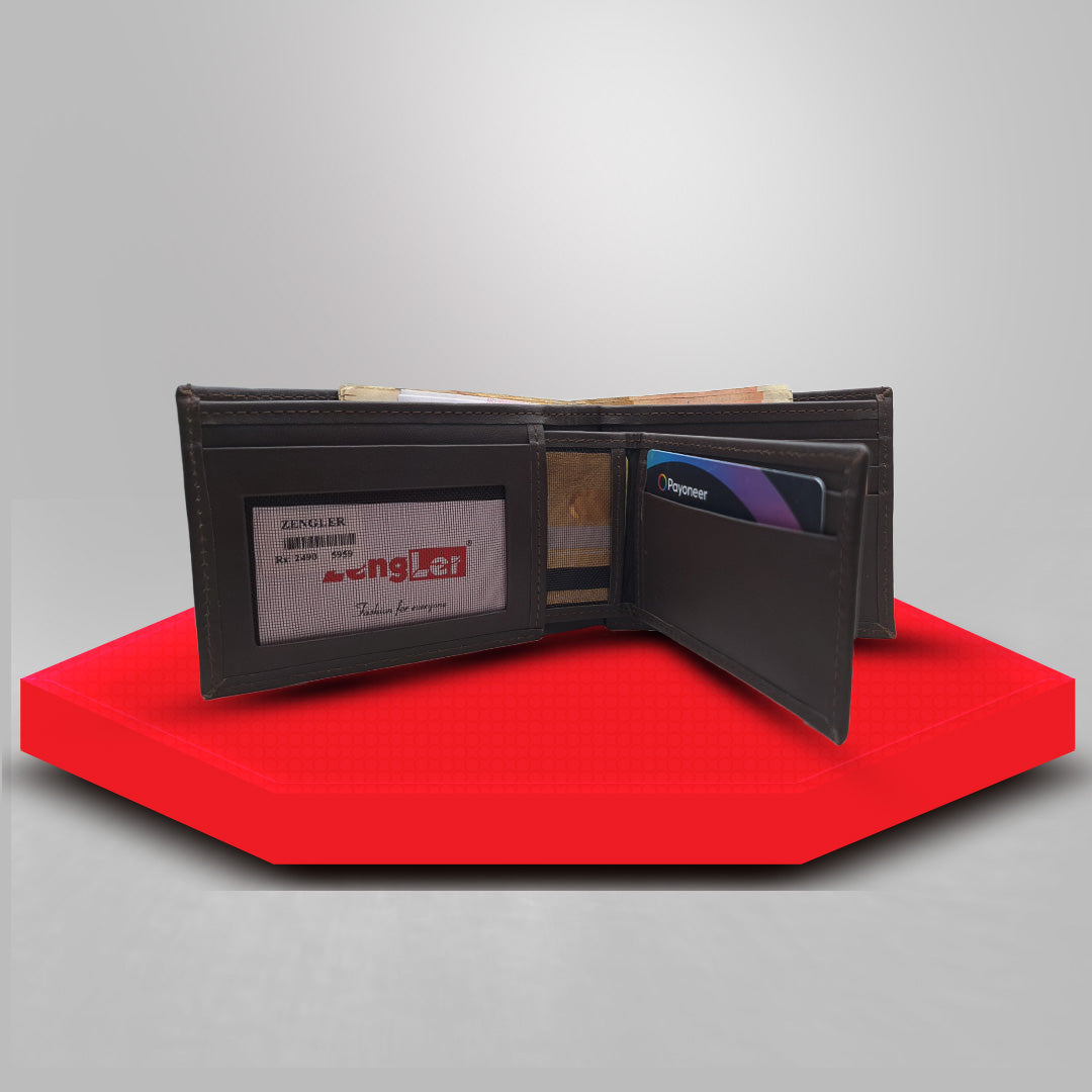 Premium High Quality Leather Wallet with Card Wallet image 2
